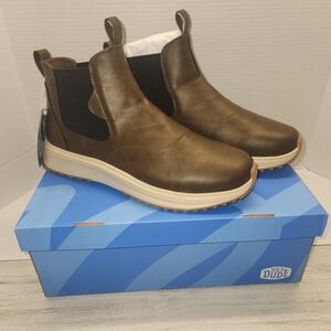 Hey Dude Chelsea Boot Men's Brown Size 13 New In Box